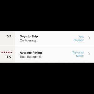 Fast Shipper with eleven 5 star ratings!!